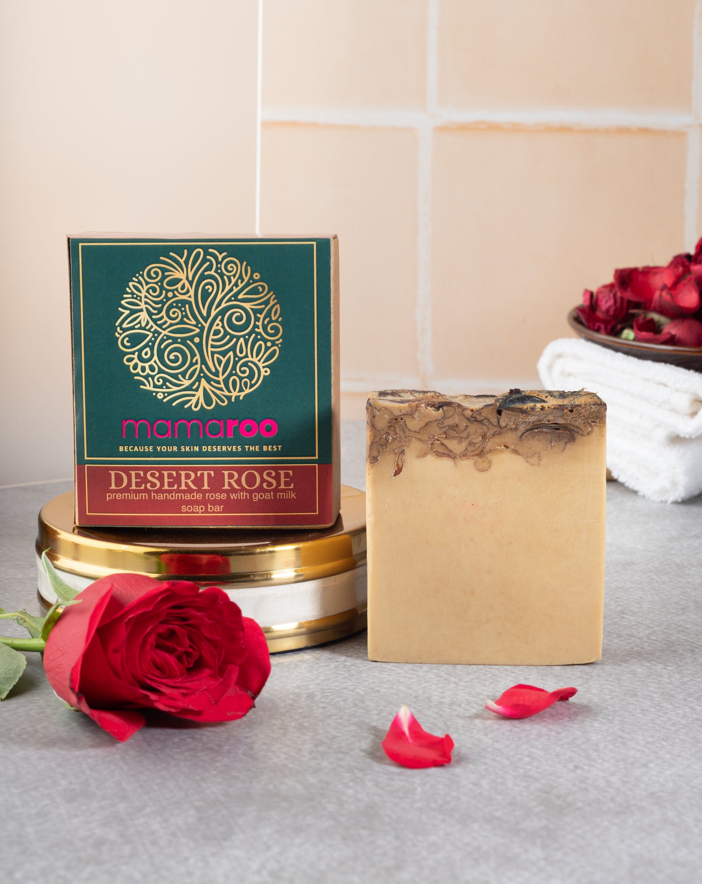 Desert Rose - Premium Handmade Soap Bar with Goat Milk