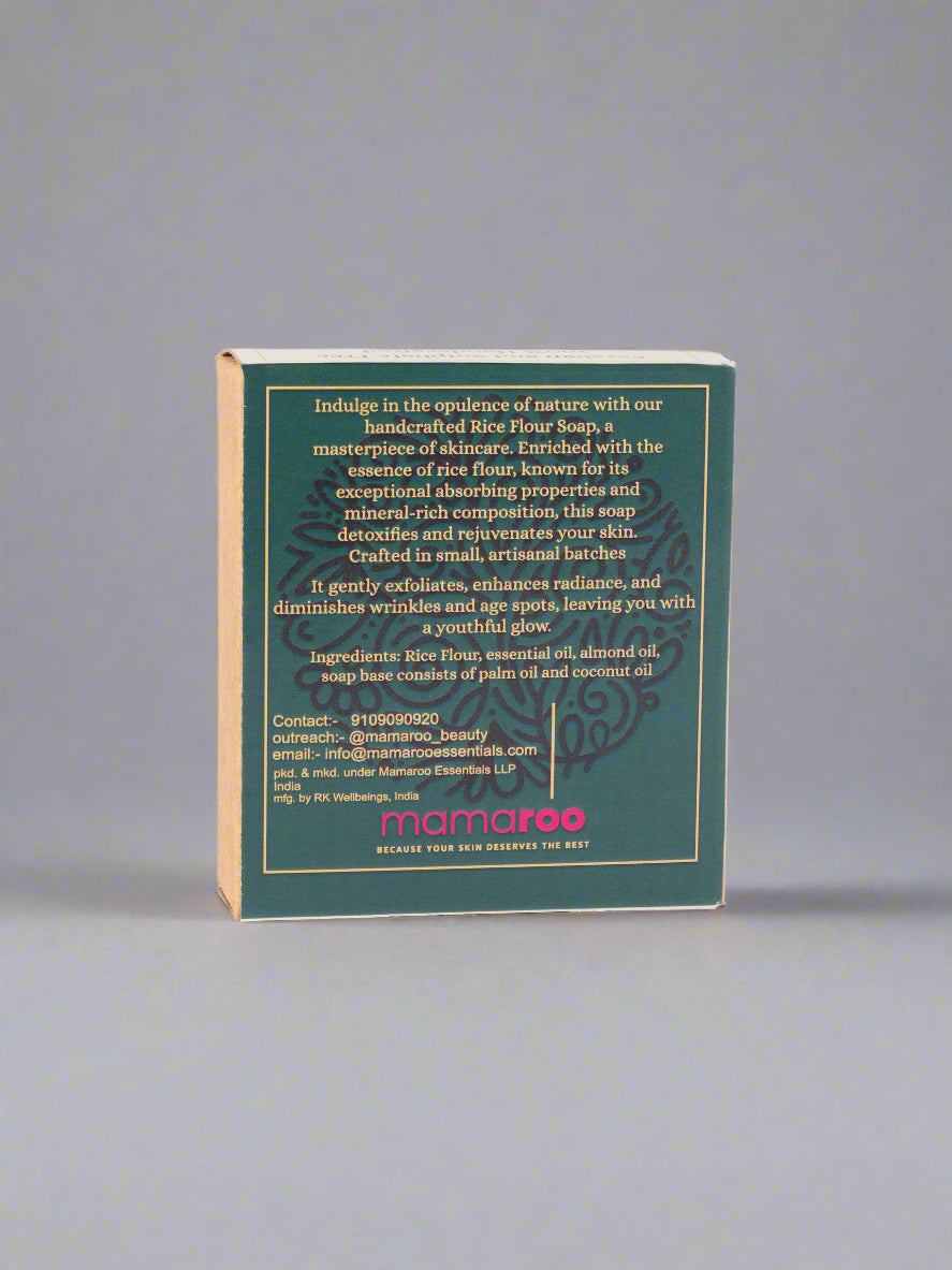 Pearl White - Premium Handmade Rice Flour Soap Bar