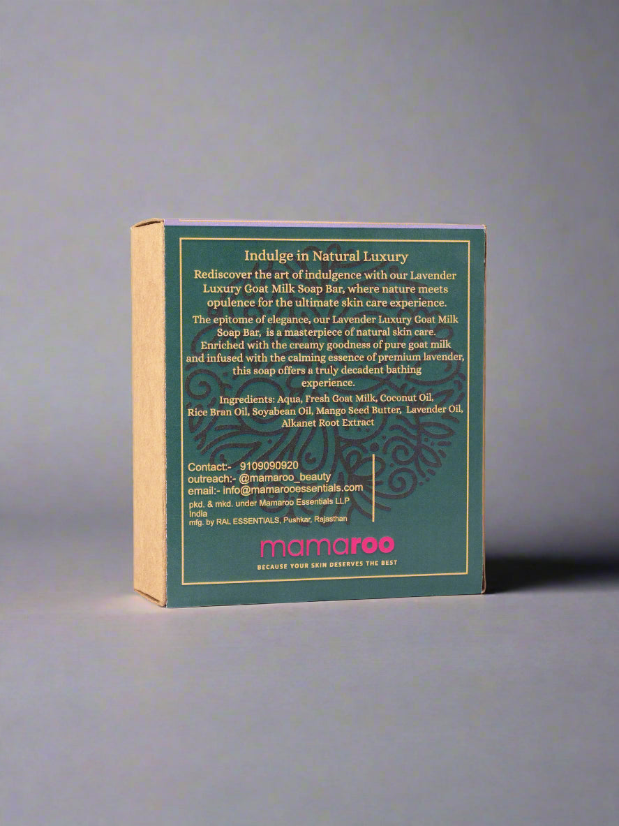 Lavender Glow- Premium Handmade Lavender with Goat milk Soap Bar
