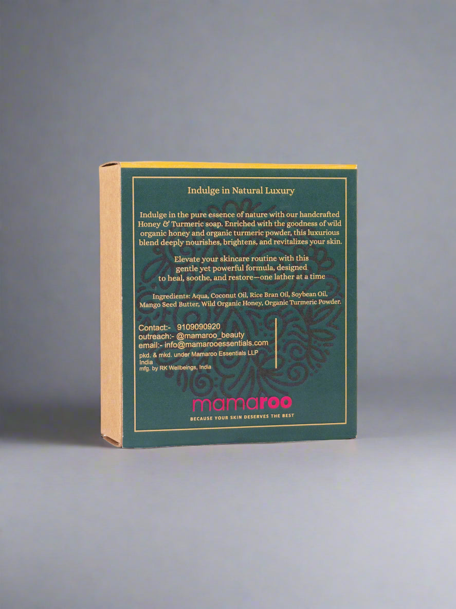 Golden Elixir- Premium handmade Turmeric and Honey soap bar