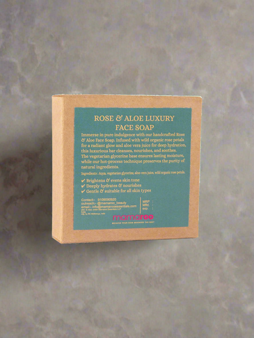 Rose'Vera - Premium Handmade Rose with Aloevera Soap Bar