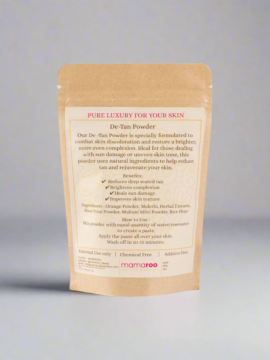 Detan Powder (Turmeric & Cucumber)