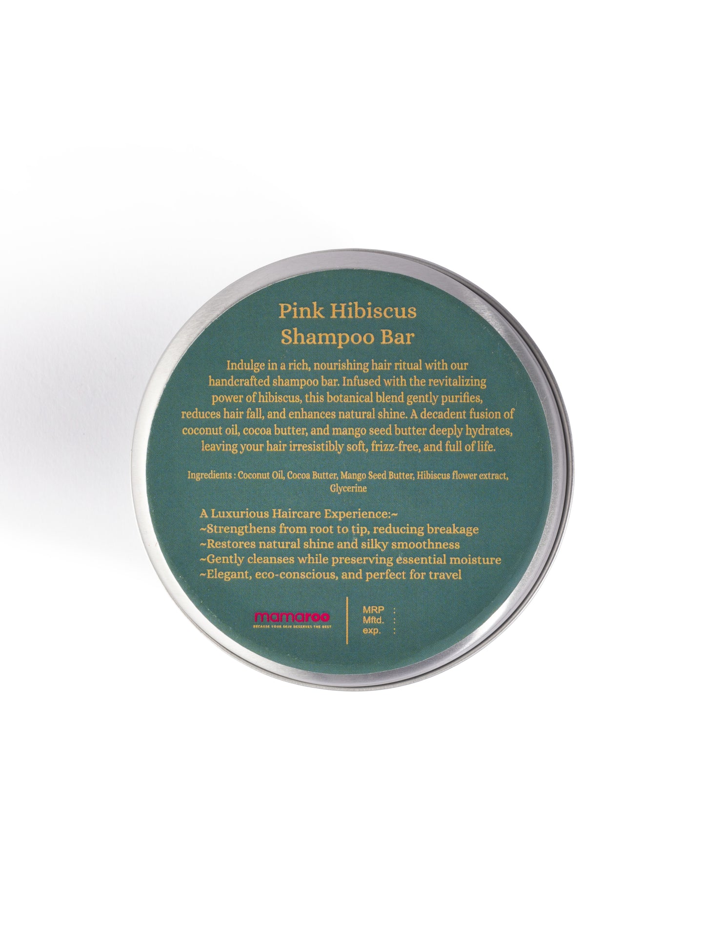 Hibiscus Lush Shampoo Bar